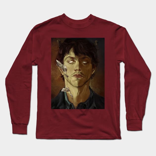 Will Graham - Shards Long Sleeve T-Shirt by Krovav